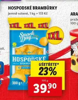 Lidl Hospodské brambůrky nabídka