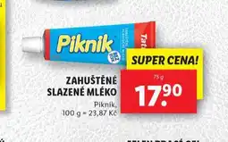 Lidl Zahuštěné slazené mléko nabídka