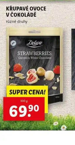 Lidl Křupavé ovoce v čokoládě nabídka