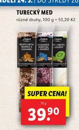 Lidl Turecký med nabídka
