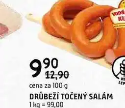 Terno Drůbeží točený salám 100g nabídka