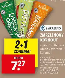 Lidl Zmrzlinový kornout nabídka