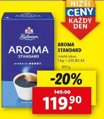 Lidl Aroma standard nabídka
