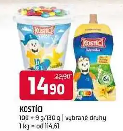 Terno Kostíci 100+9 g 130 g vybrané druhy nabídka