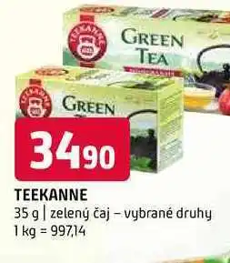 Terno Teekanne 35 g zelený čaj vybrané druhy nabídka