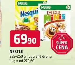 Terno Nestle 225-250 g vybrané druhy nabídka