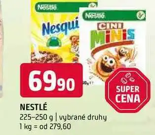 Terno Nestle 225-250 g vybrané druhy nabídka