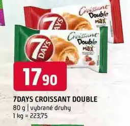 Terno 7 Days Croissant 80g, vybrané druhy nabídka