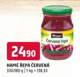 Terno Hamé Červená řepa 330/180g nabídka