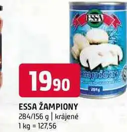 Terno Essa žampiony 284/156 g krájené nabídka