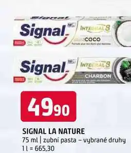 Terno Signal 75 ml zubní pasta vybrané druhy nabídka