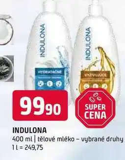 Terno Indulona 400 ml tělové mléko vybrané druhy nabídka