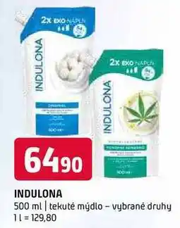 Terno Indulona 500 ml tekuté mýdlo vybrané druhy nabídka