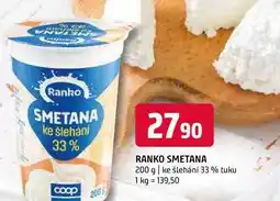 Terno Ranko smetana 200 g ke šlehání 33% tuku nabídka