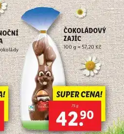 Lidl Čokoládový zajíc nabídka