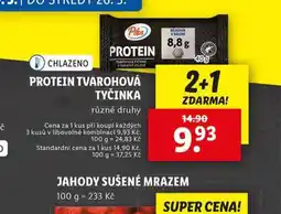 Lidl Proteinová tvarohová tyčinka nabídka