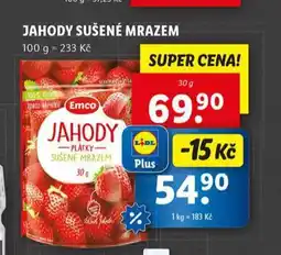Lidl Jahody sušené mrazem nabídka