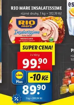 Lidl Rio mare insalatissime nabídka