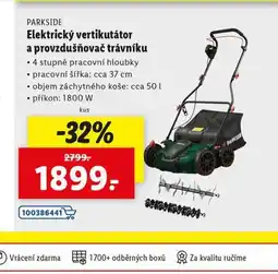 Lidl Elektrický vertikulátor a provzdušňovač trávníku nabídka