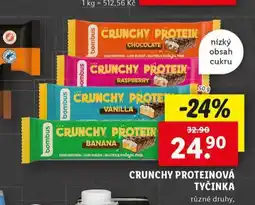 Lidl Crunchy proteinová tyčinka nabídka