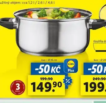 Lidl Hrnec z nerezové oceli 16 cm nabídka