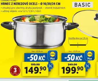 Lidl Hrnec z nerezové oceli 20 cm nabídka