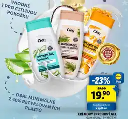 Lidl Cien krémový sprchový gel nabídka