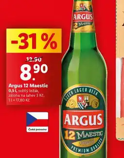 Lidl Pivo argus 12 maestic nabídka