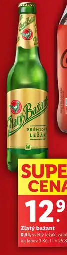 Lidl Pivo zlatý bažant nabídka