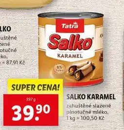 Lidl Salko karamel nabídka