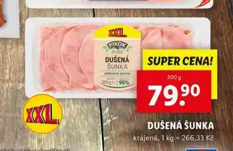 Lidl Dušená šunka nabídka