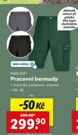 Lidl Pracovní bermudy nabídka