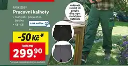 Lidl Pracovní kalhoty nabídka