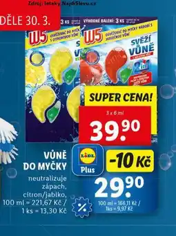 Lidl W5 vůně do myčky nabídka