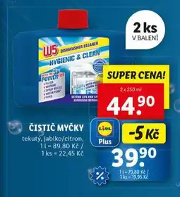 Lidl W5 čistič myčky nabídka