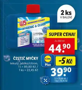 Lidl W5 čistič myčky nabídka