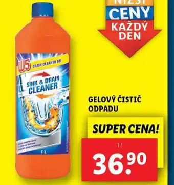 Lidl W5 gelový čistič odpadu nabídka