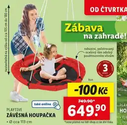 Lidl Závěsná houpačka nabídka