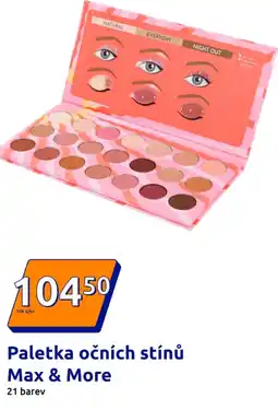Action Paletka očních stínů Max & More nabídka