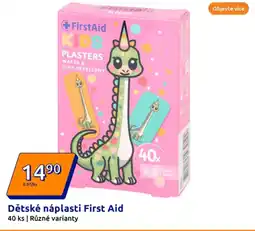 Action Dětské náplasti First Aid nabídka