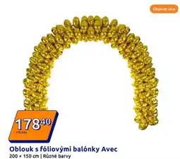 Action Oblouk s fóliovými balónky Avec nabídka
