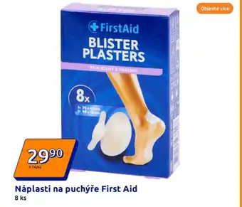 Action Náplasti na puchýře First Aid nabídka