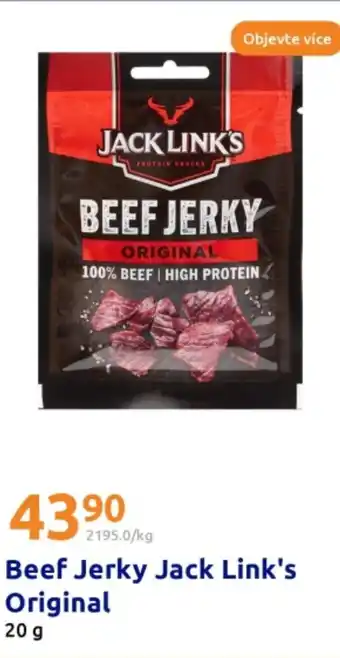 Action Beef Jerky Jack Link's Original nabídka