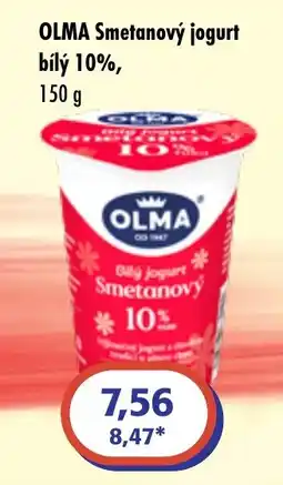 ČEPOS OLMA Smetanový jogurt bílý 10%, nabídka