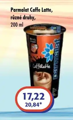 ČEPOS Parmalat Caffe Latte, různé druhy nabídka