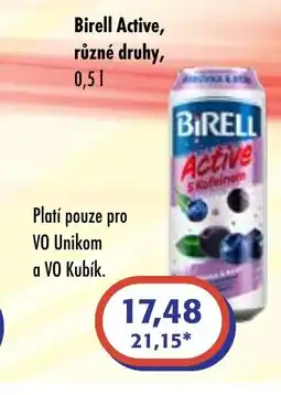 ČEPOS Birell Active, různé druhy nabídka