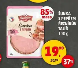 Penny Market ŠUNKA S PEPŘEM ŘEZNÍKŮV TALÍŘ, 100 g nabídka