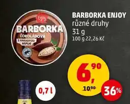 Penny Market BARBORKA Enjoy různé druhy, 31 g nabídka