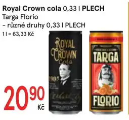 Žabka Royal crown cola nabídka