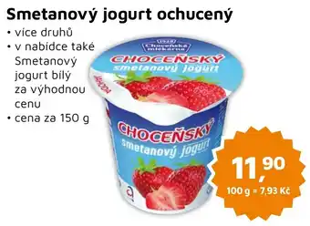 Můjobchod Smetanový jogurt ochucený nabídka